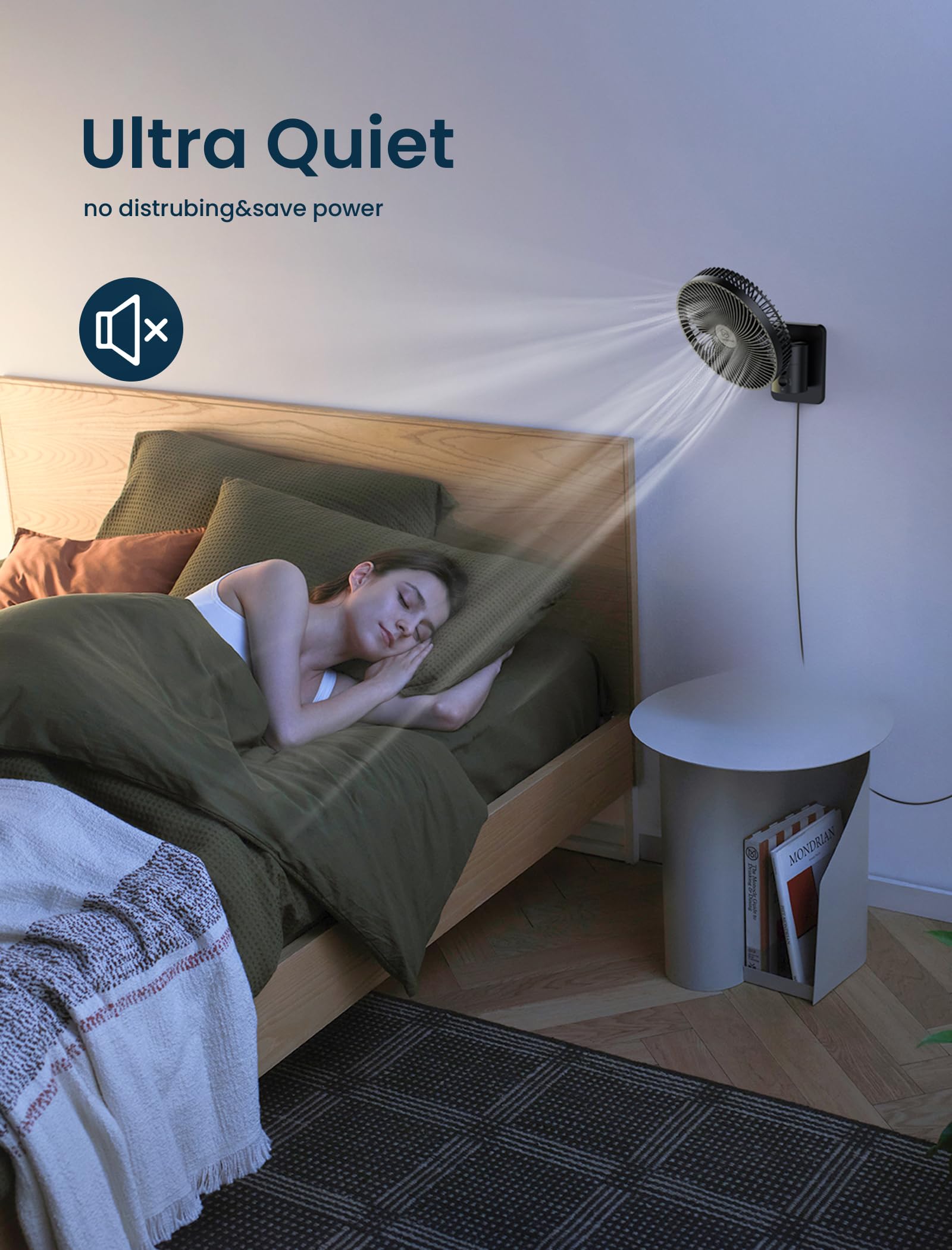 Shinebella power cord and plug display showing 5.92 ft reach for flexible placement