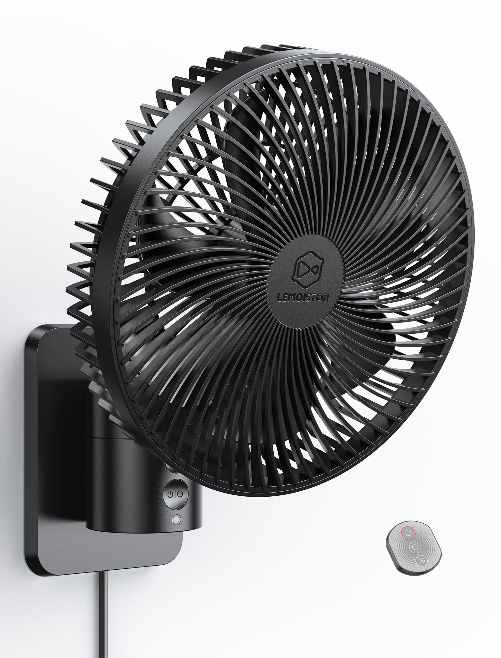 Shinebella wall fan in RV interior offering space-saving ventilation solution