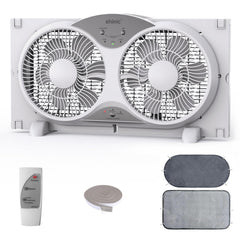 shinic front view in window showing airflow and efficient ventilation