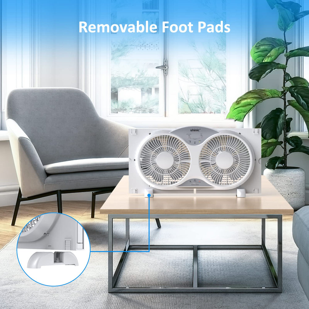 shinic fan next to ruler demonstrating adjustable 23.8 to 37 inch fit