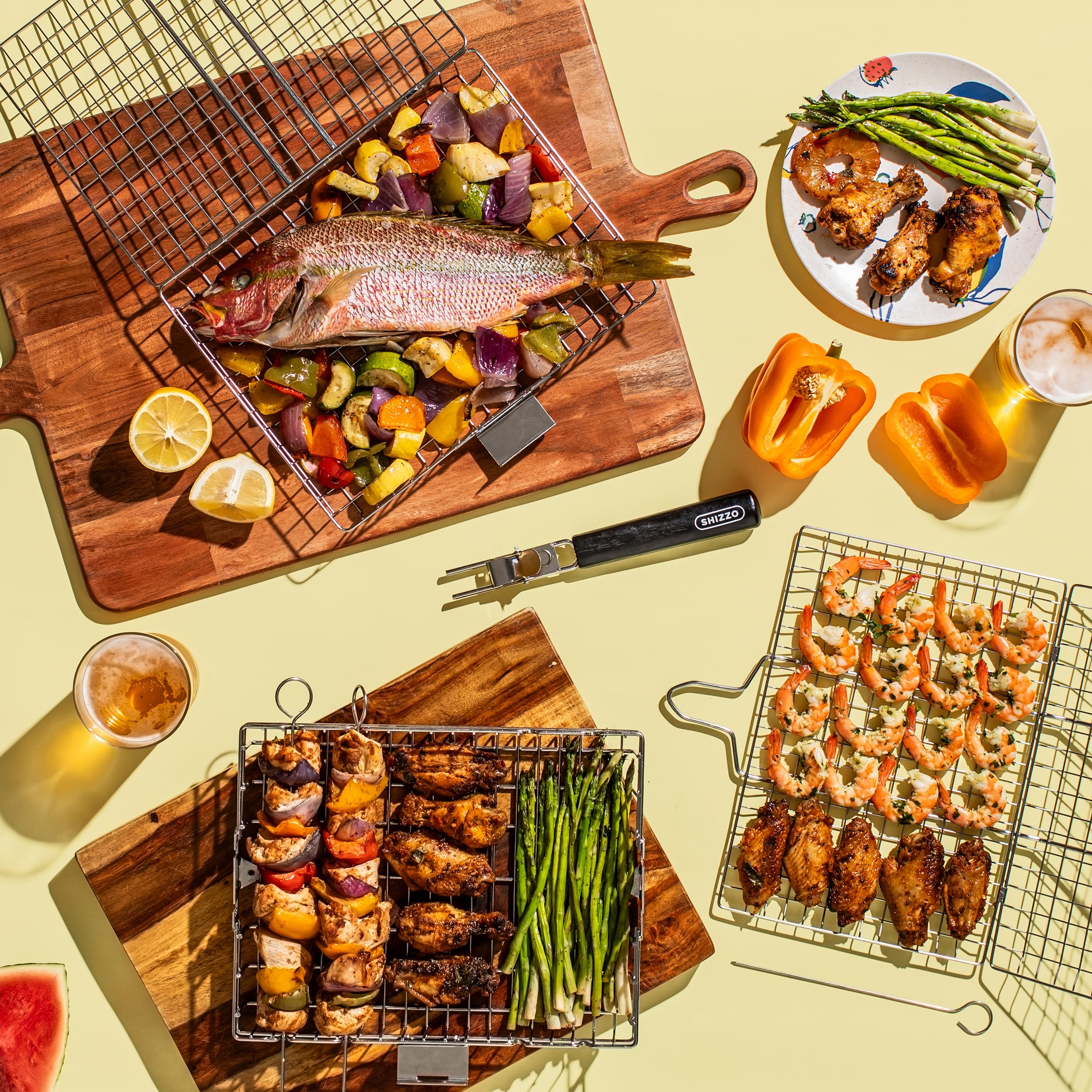 SHIZZO open portable case organizing tools for convenient storage