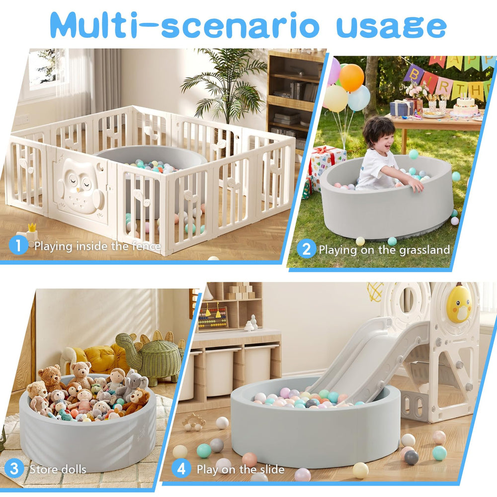 SHJADE lifestyle room scene showing stylish, compact play area in home