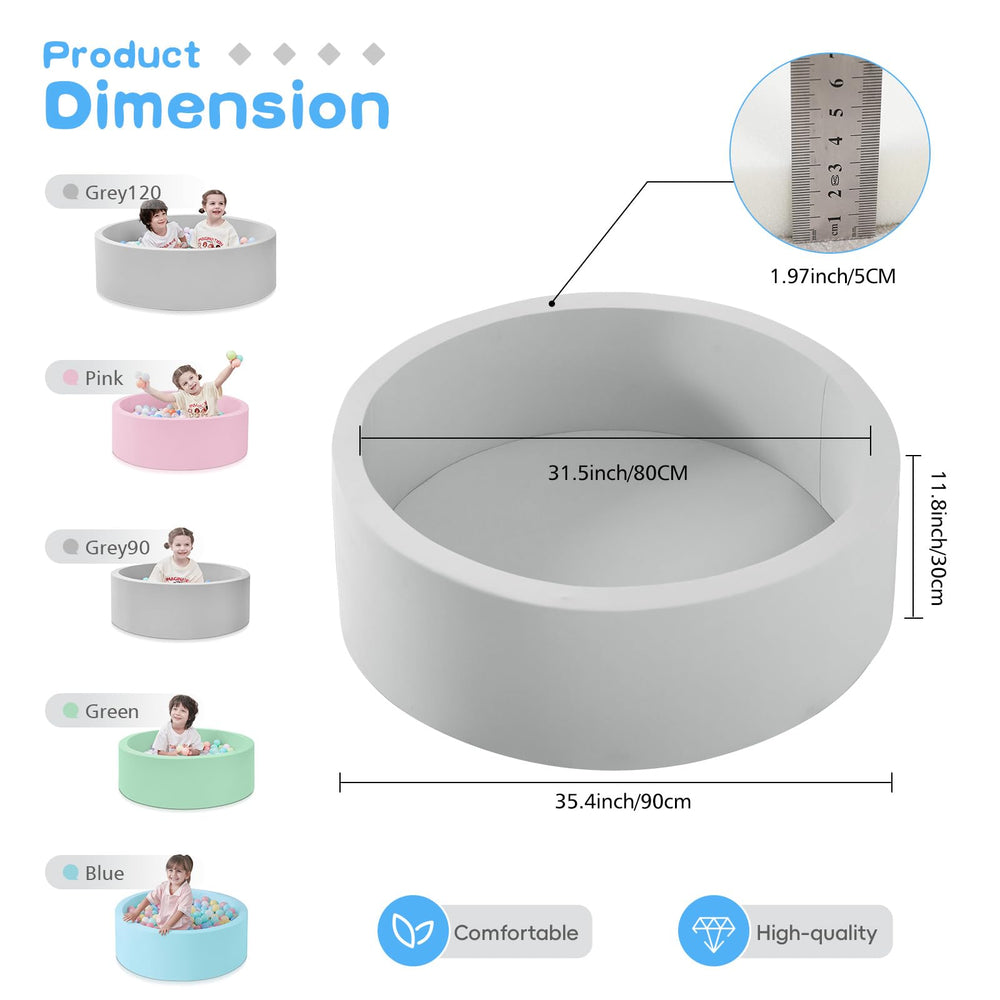 SHJADE ball pit paired with small slide creating a versatile play area