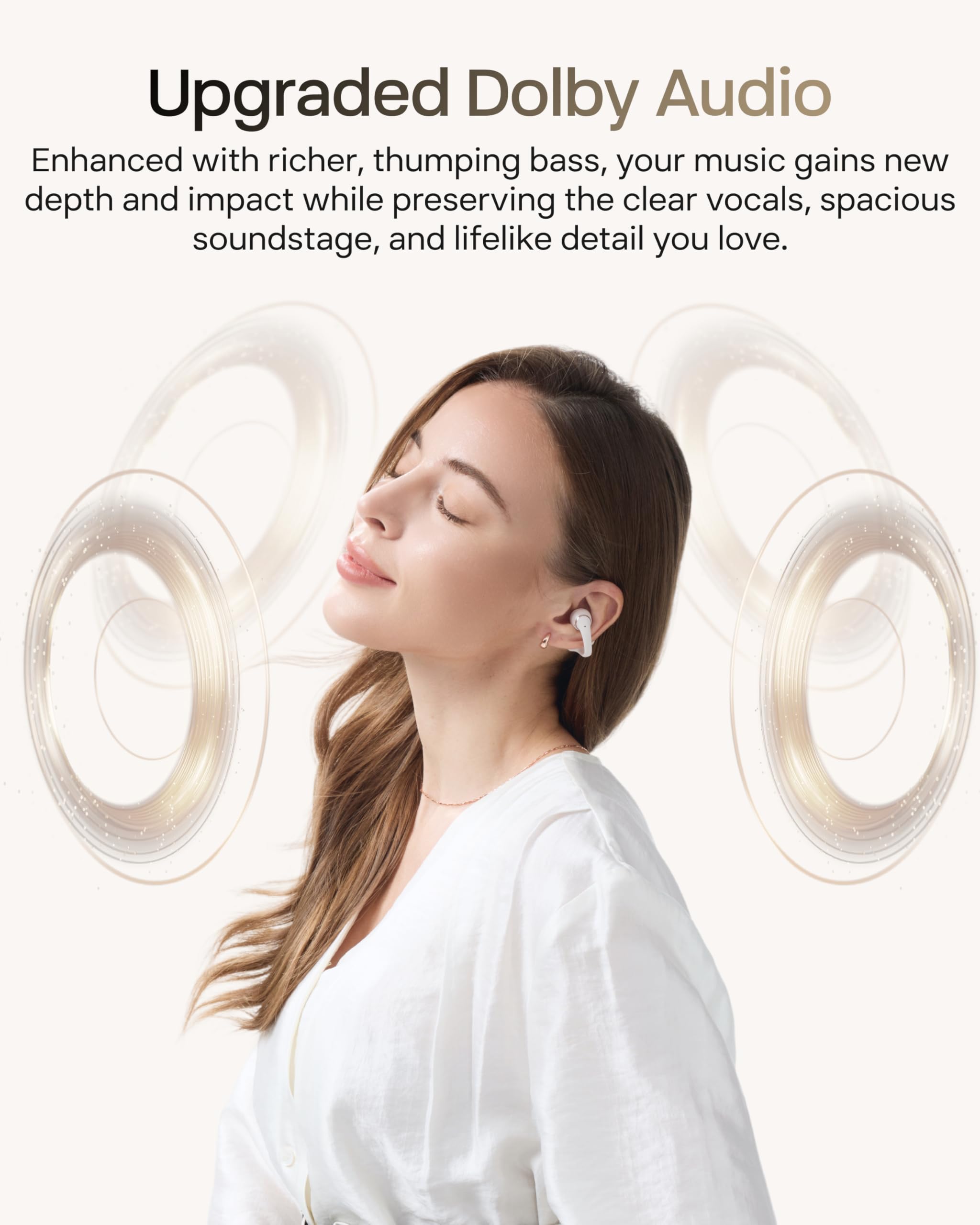 SHOKZ OpenDots 2 illustration of three mics indicating clearer voice pickup
