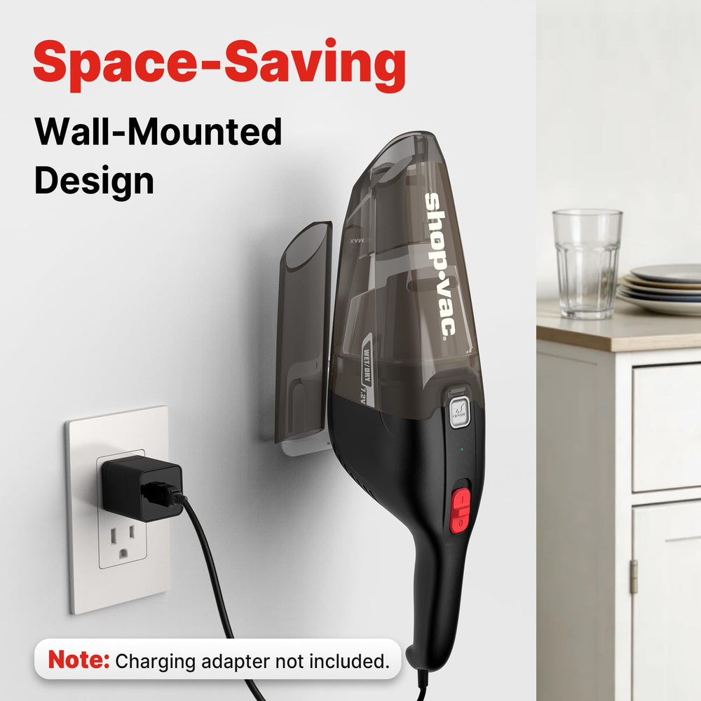 Shop-Vac cleaning car interior highlighting portability and targeted suction