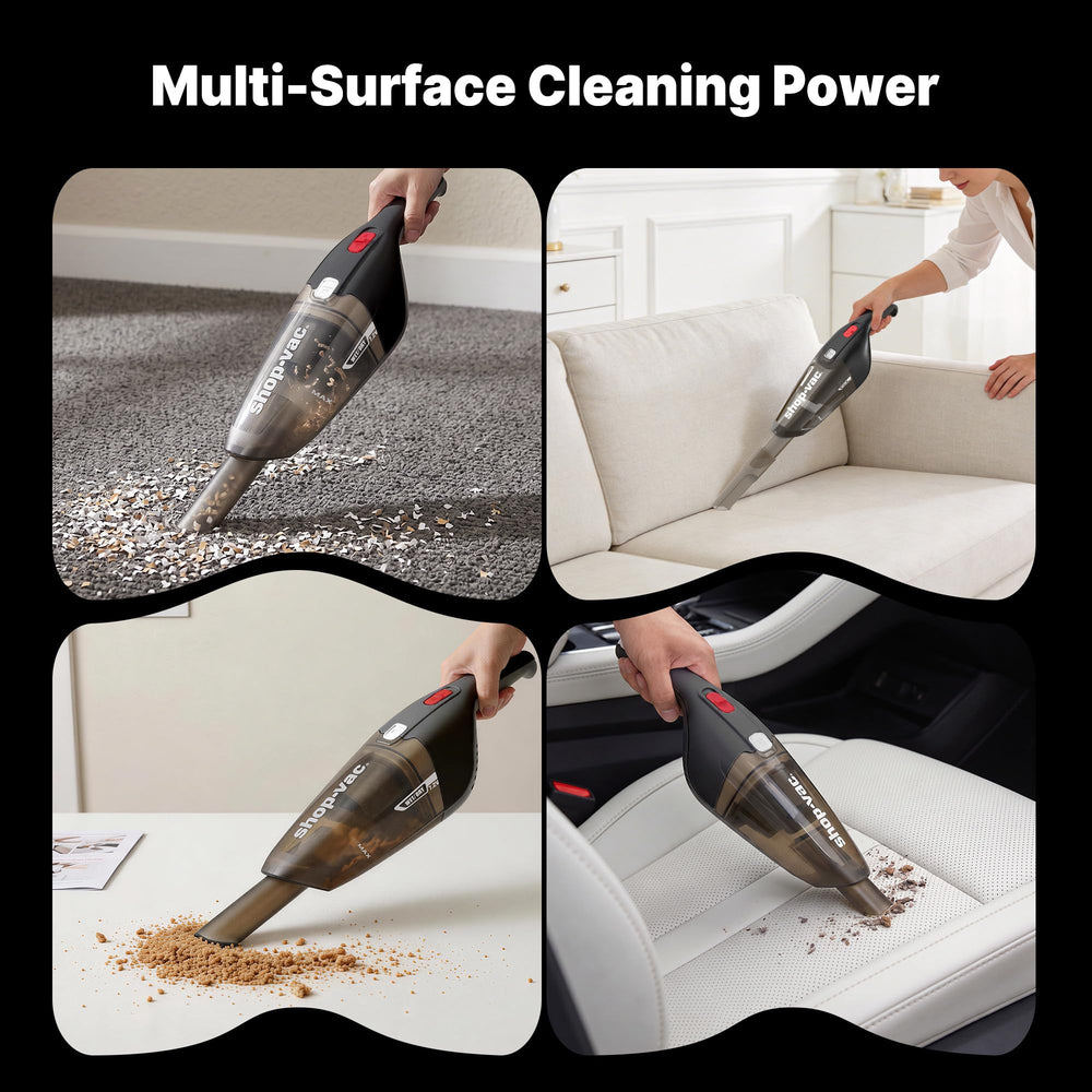 Shop-Vac wet/dry deflector detail protecting motor during liquid cleanup