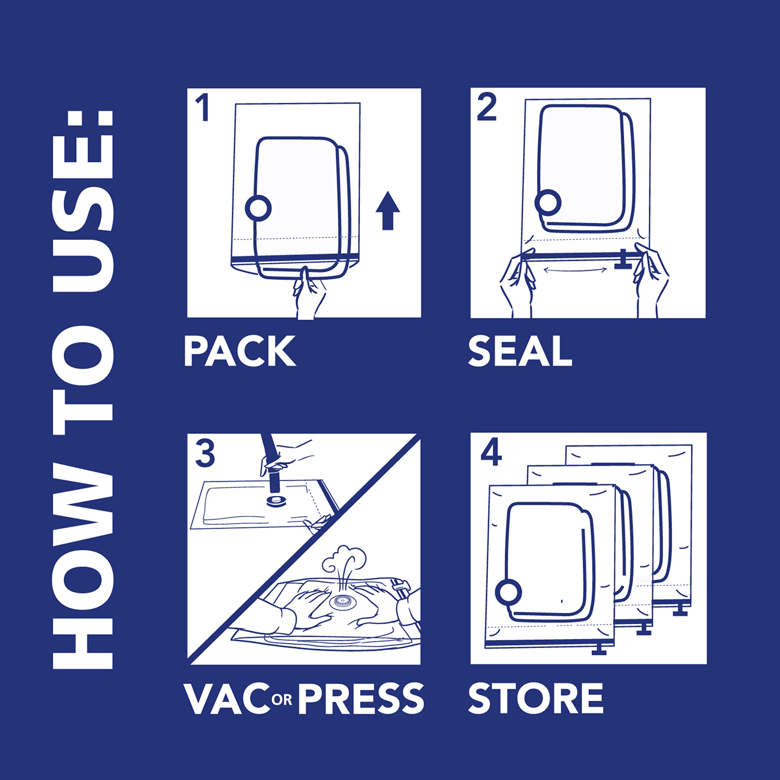 Shrink-Pak underbed scale comparison showing compact storage advantage