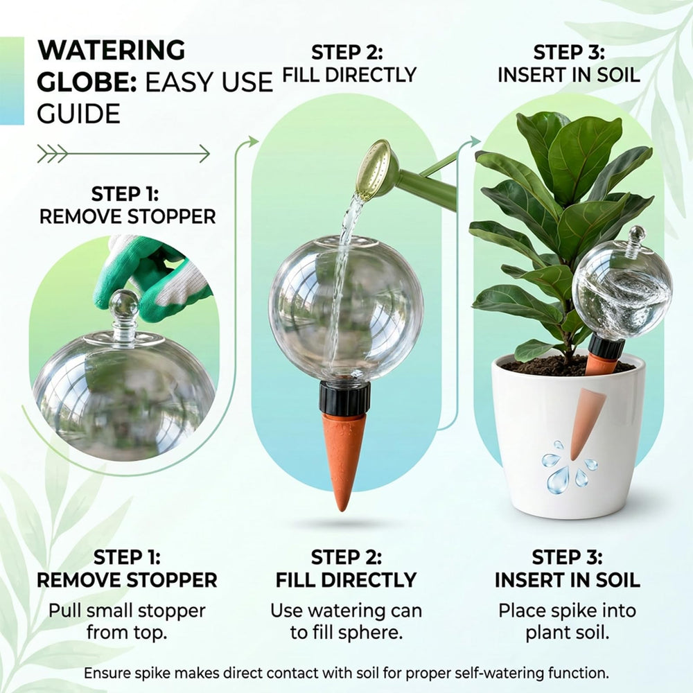 Shuomeng decorative glass texture enhancing pot aesthetics while watering