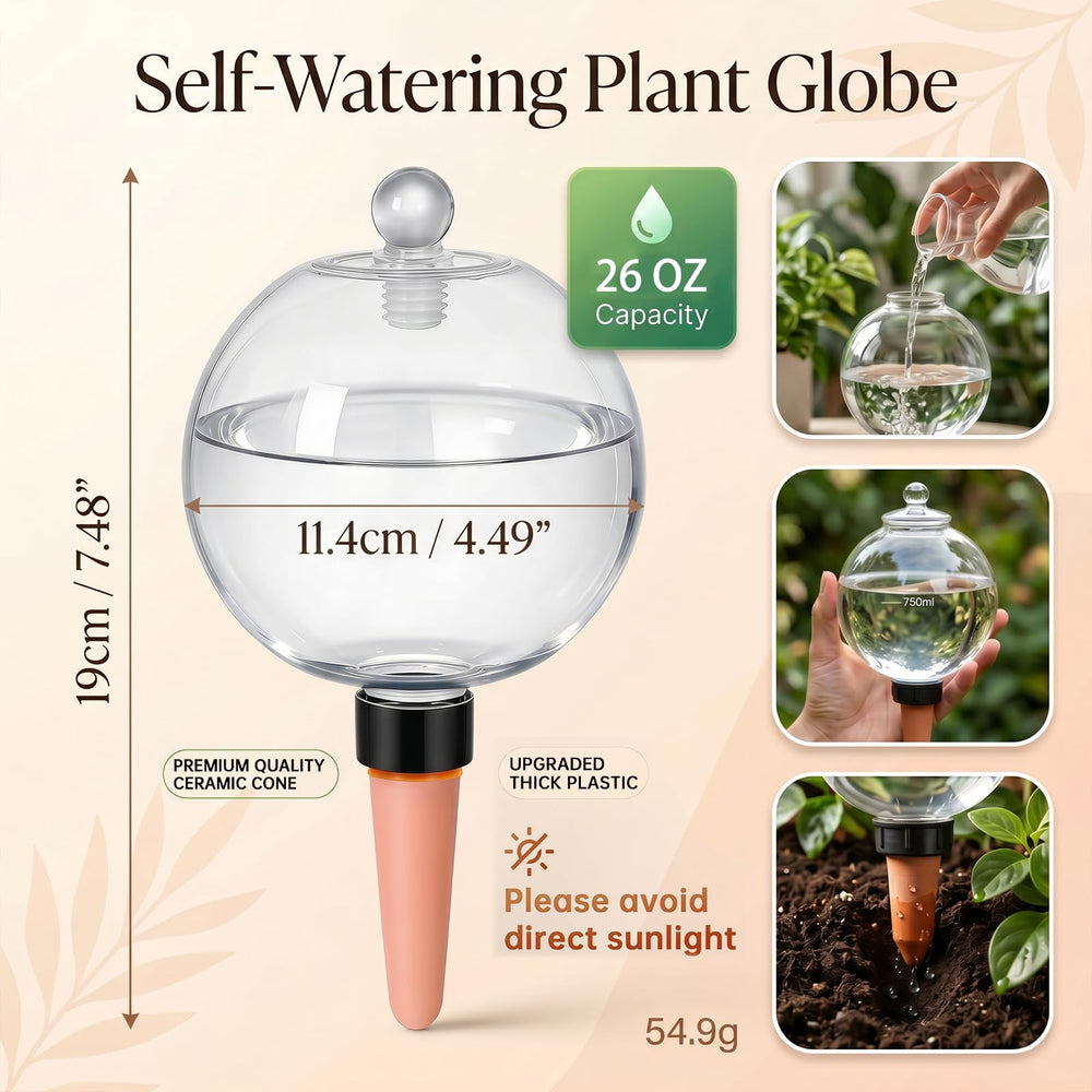 Shuomeng close-up terracotta spike delivering slow-release moisture to soil