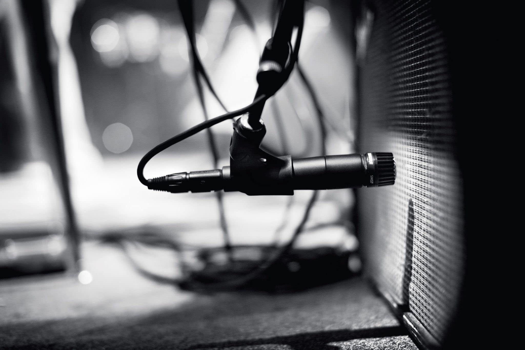 Shure SM57 Pro rear XLR connection detail for reliable wired audio connections