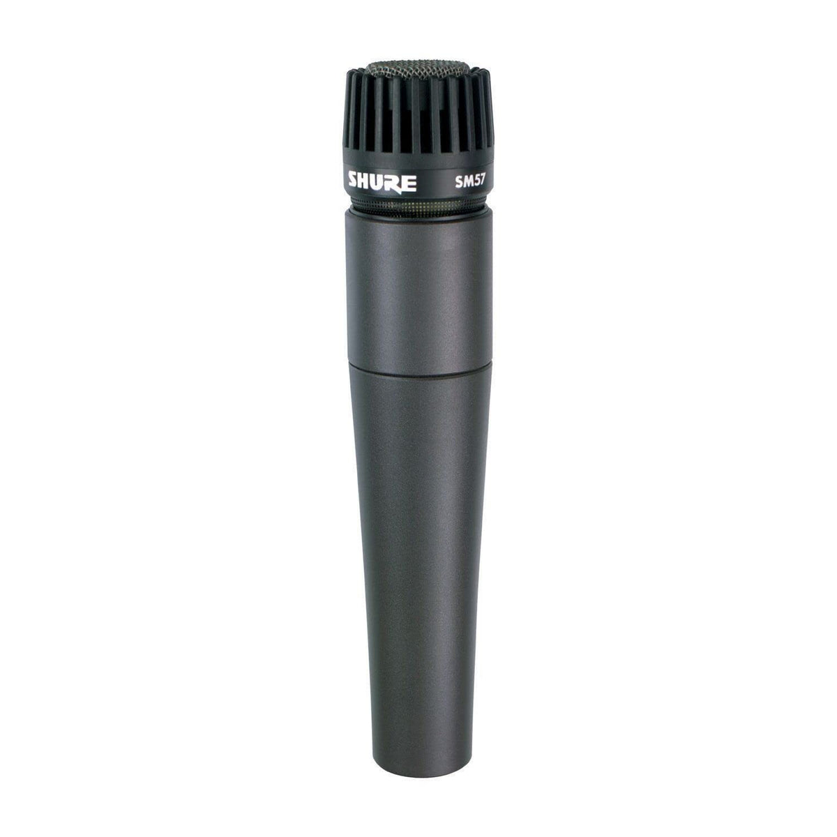 Shure SM57 Pro front view showing durable grille and shape for dependable capture