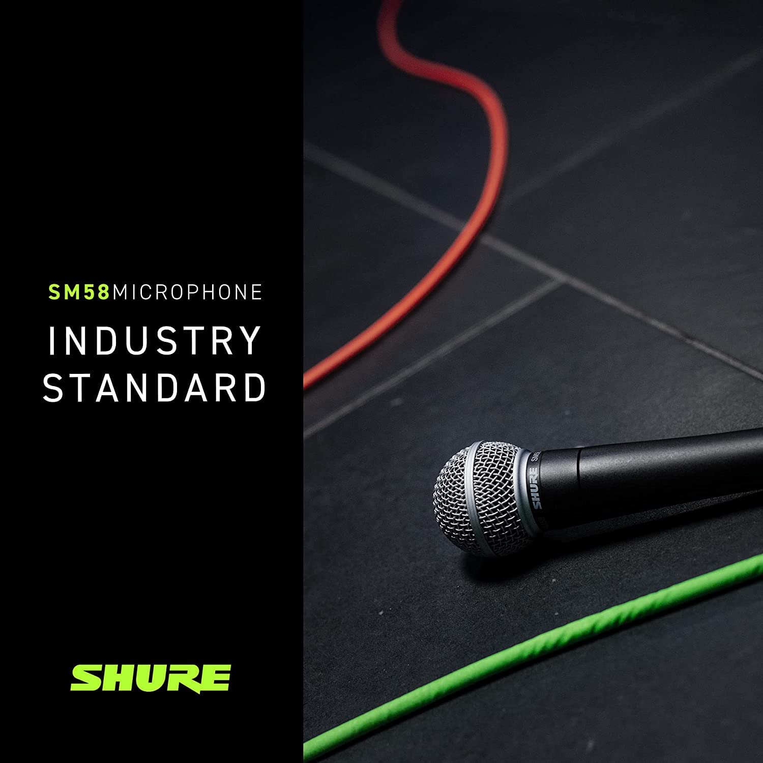 Shure SM58S internal shock mount view reducing handling noise and vibration