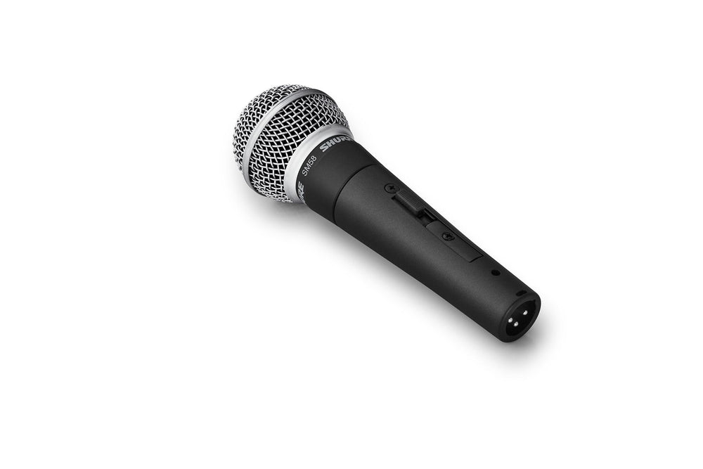 Shure SM58S used near instruments demonstrating isolation and reduced bleed