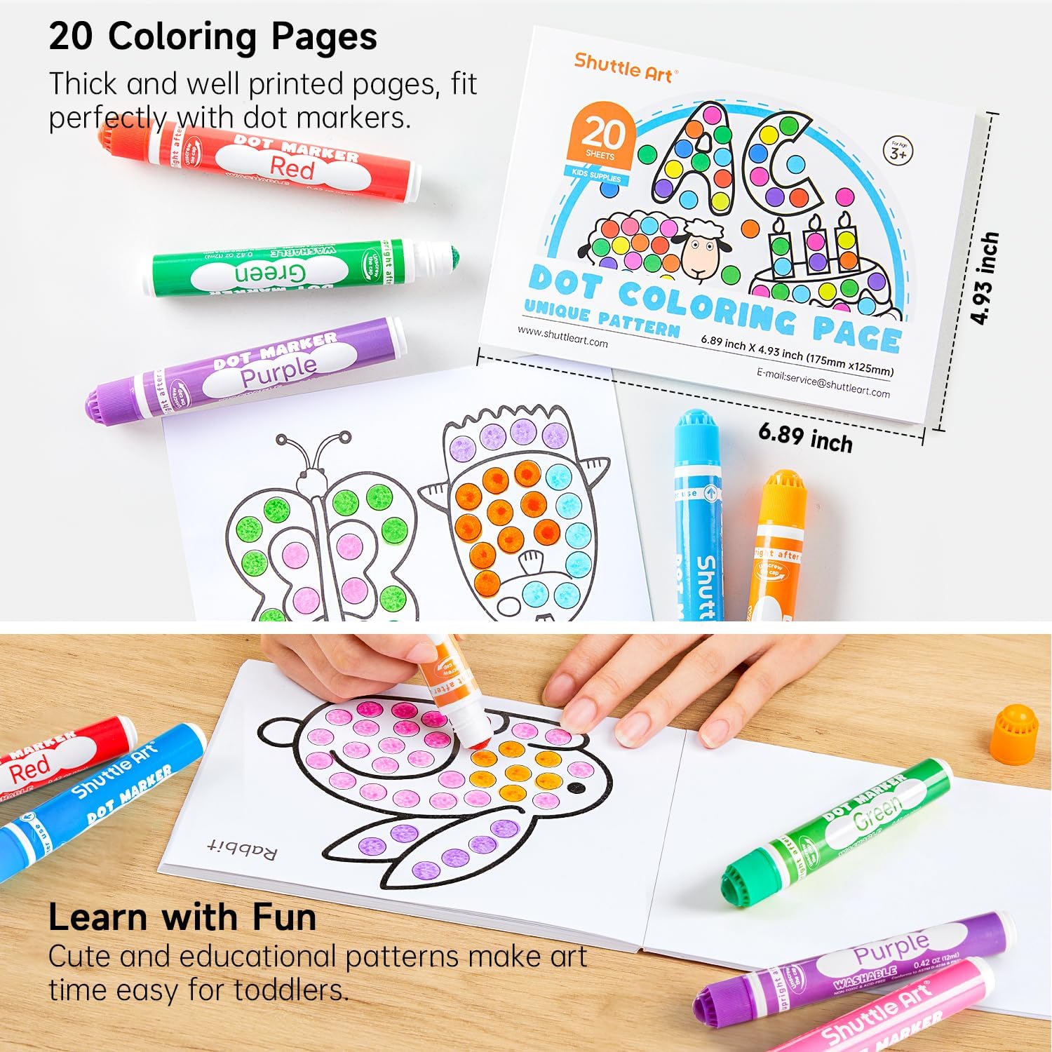 Shuttle Art activity book open with bingo and matching pages for guided learning benefit