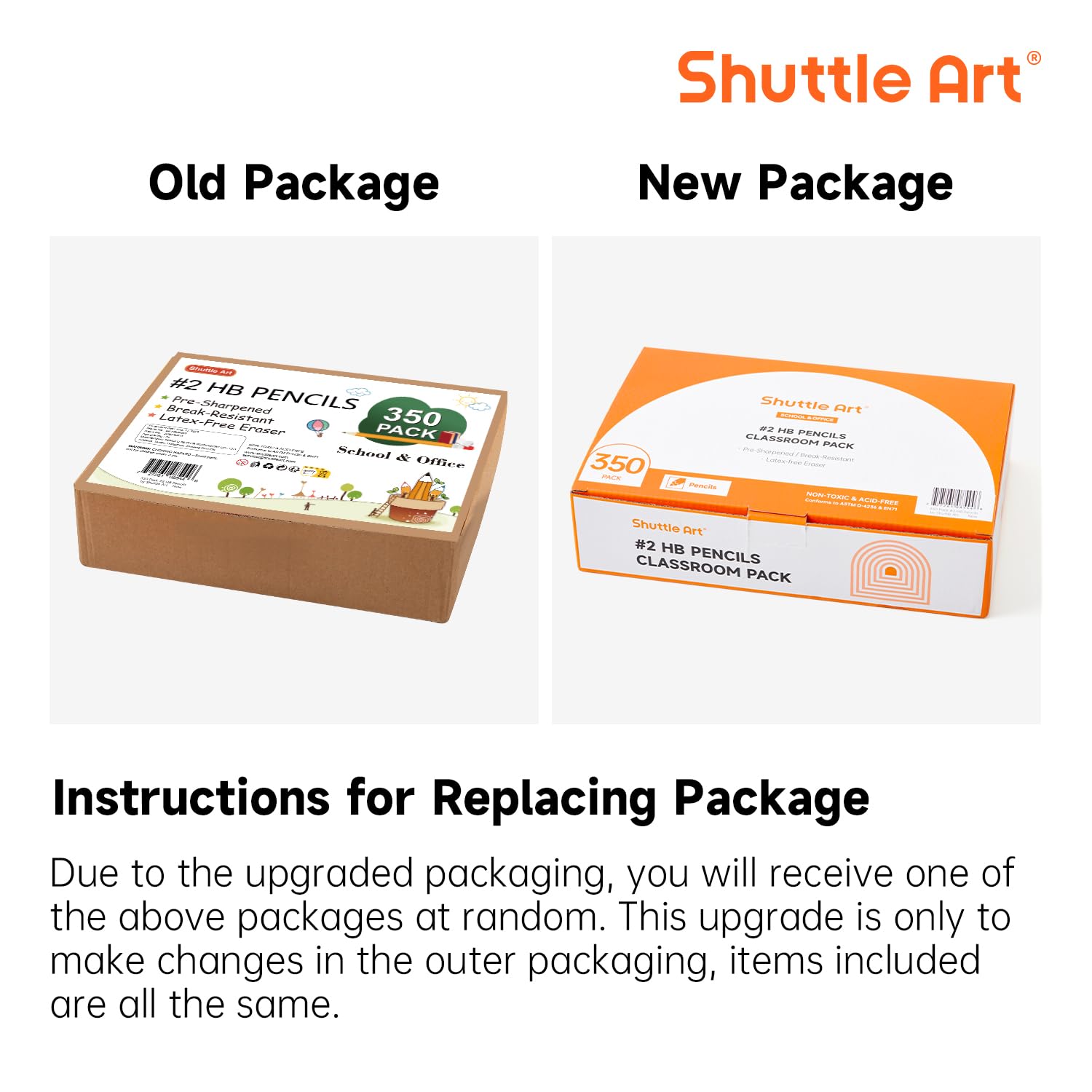 Shuttle Art open box bulk view showing large-quantity storage benefit