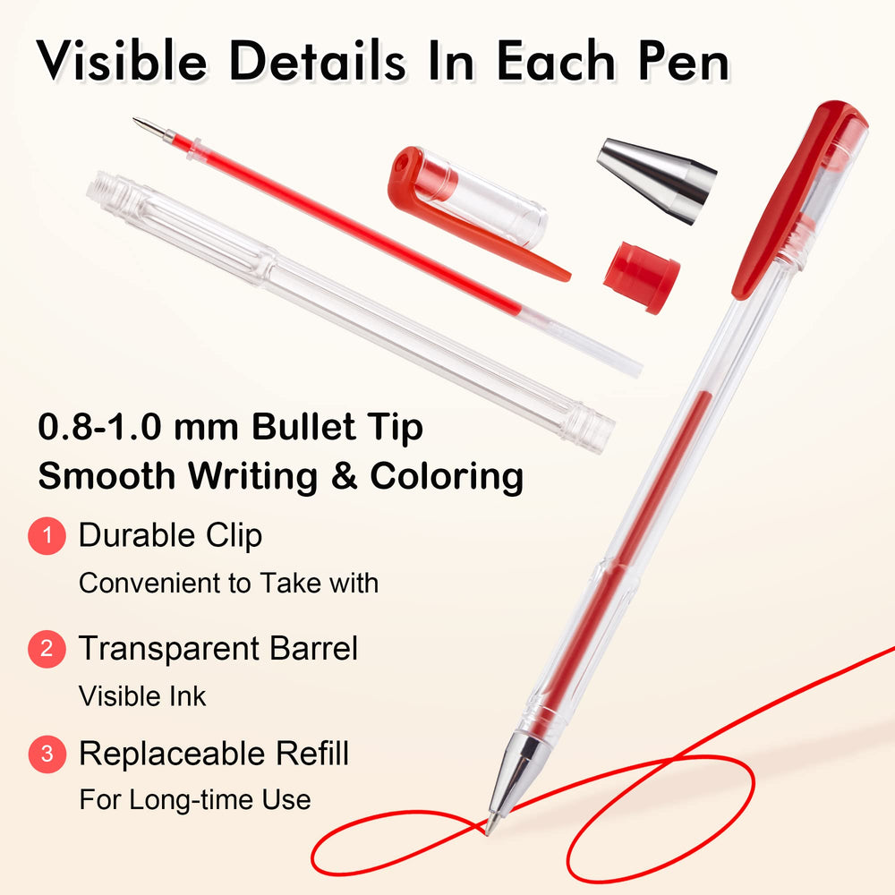 Shuttle Art closeup of pen tips demonstrating durable tips and smooth ink flow