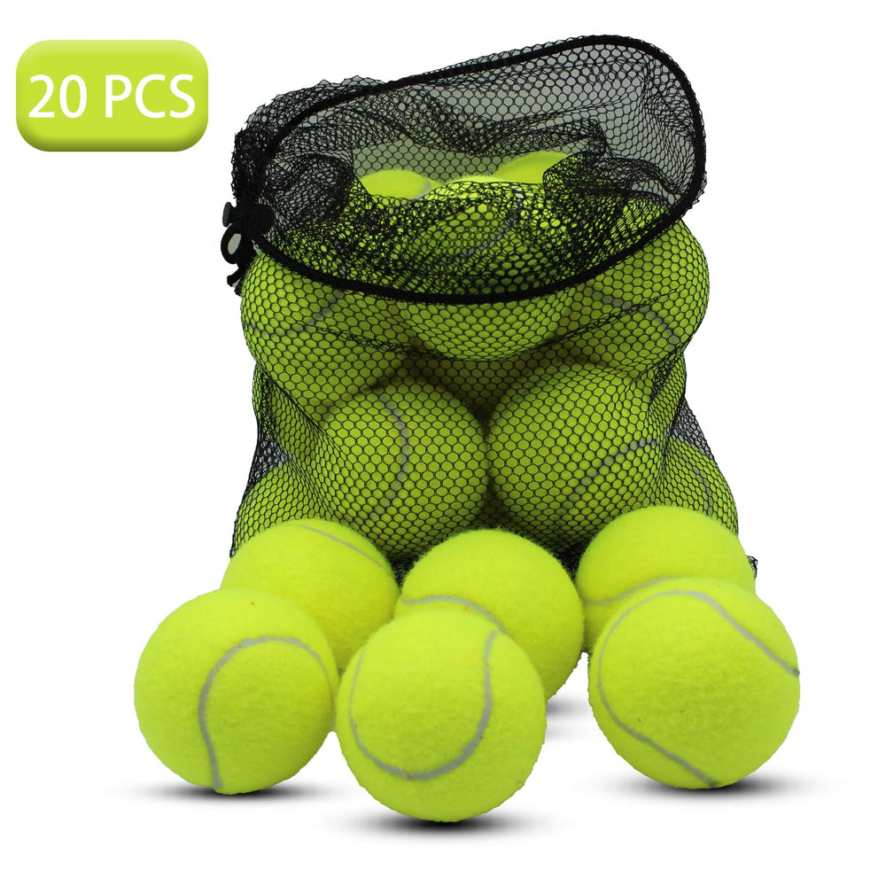 SHYUJAJIE reusable mesh bag holding all 20 balls for easy transport
