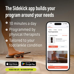 SIDEKICK AxisBoard close-up of stackable pegs illustrating adjustable difficulty and progression