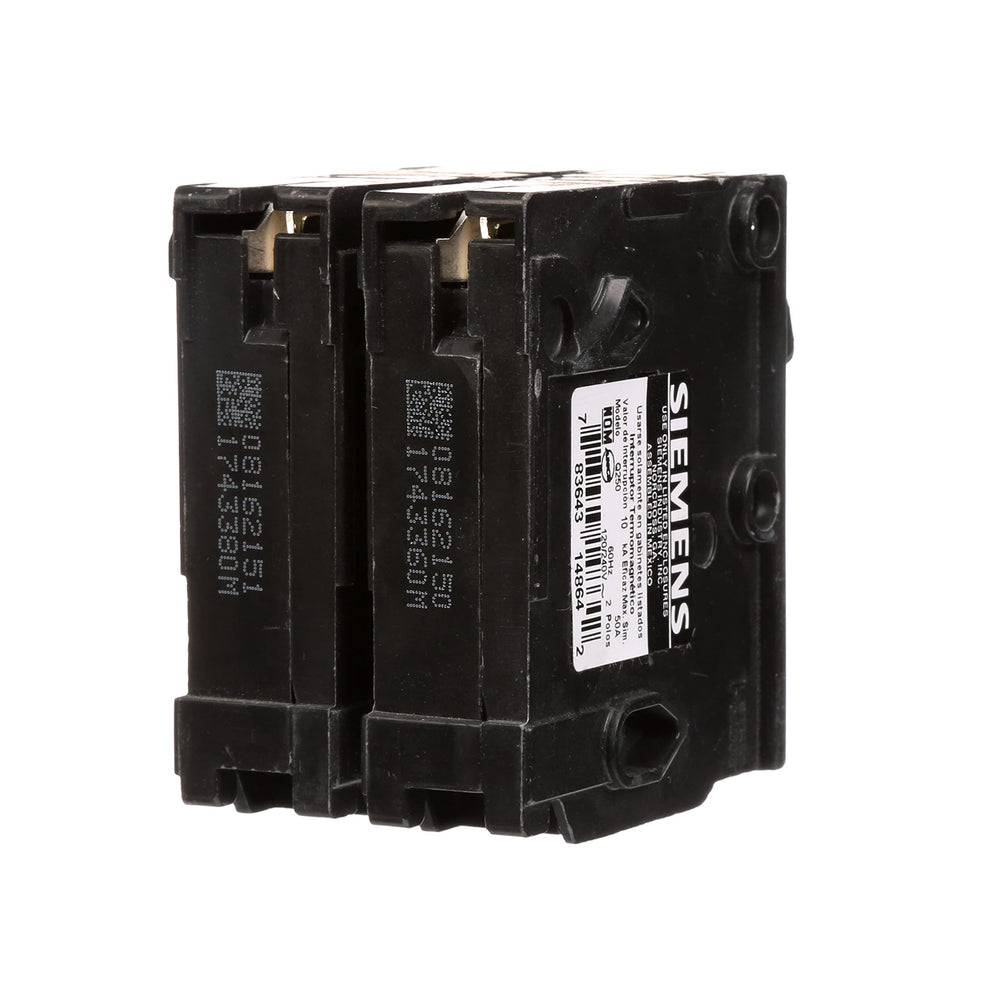 SIEMENS Q250 installed in a panel showing compatibility and tidy placement for safer electrical systems
