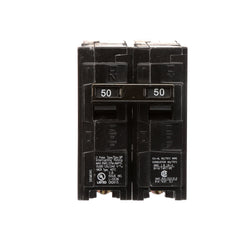 SIEMENS Q250 label close-up displaying amperage and ratings to confirm correct breaker selection