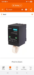 SIEMENS close-up of green red mechanical indicator for quick status check