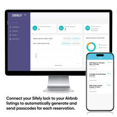 Sifely mobile app controlling lock for remote convenience and logs