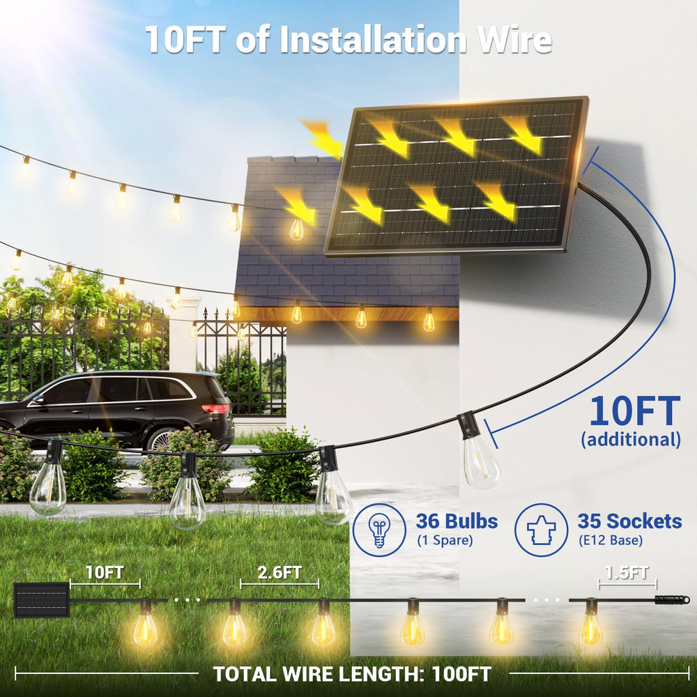 Sikitul lights wrapped around a tree demonstrating flexible installation benefit
