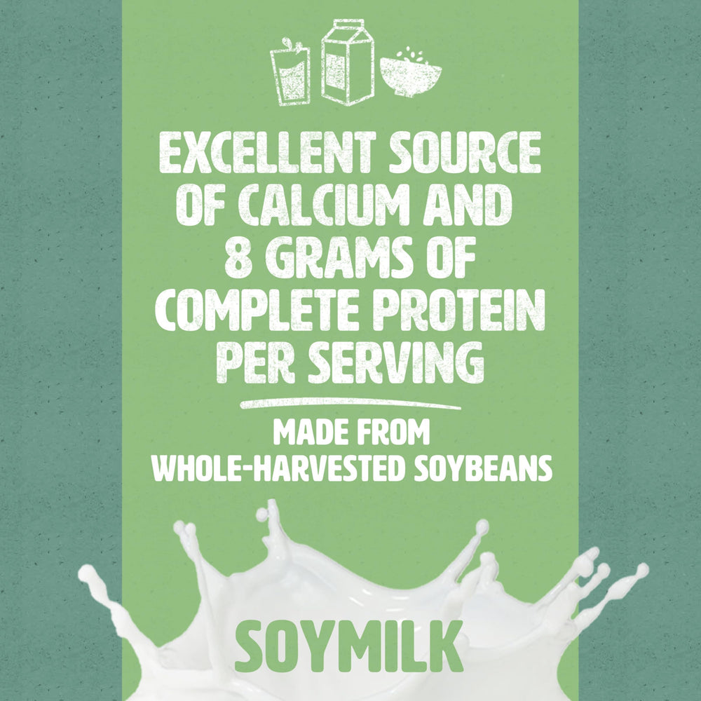 Silk opened carton on counter showing shelf-stable access benefit