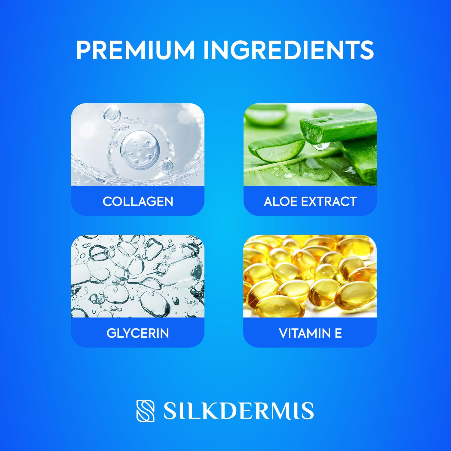 SILKDERMIS opened pack with 12 patches showing clear count benefit