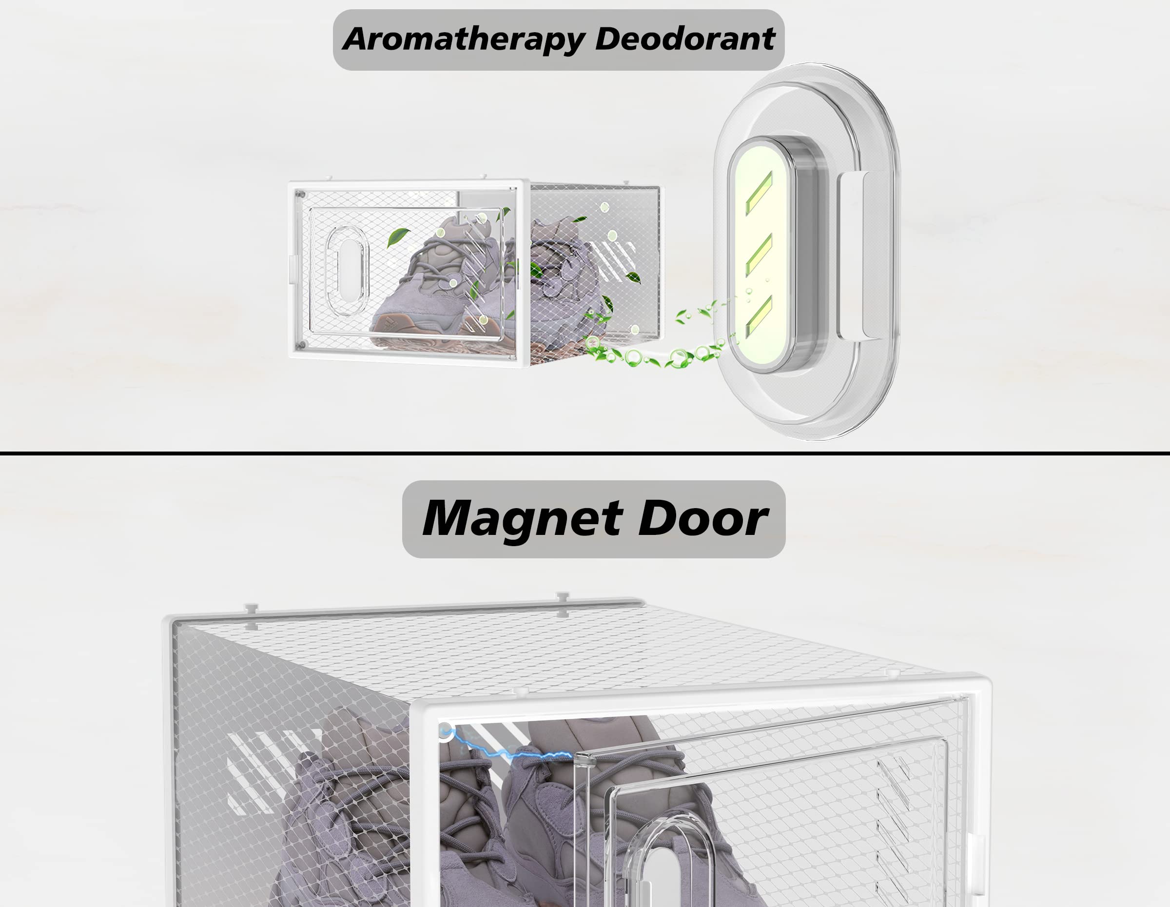 SIMPDIY magnetic door open for fast access and convenient retrieval