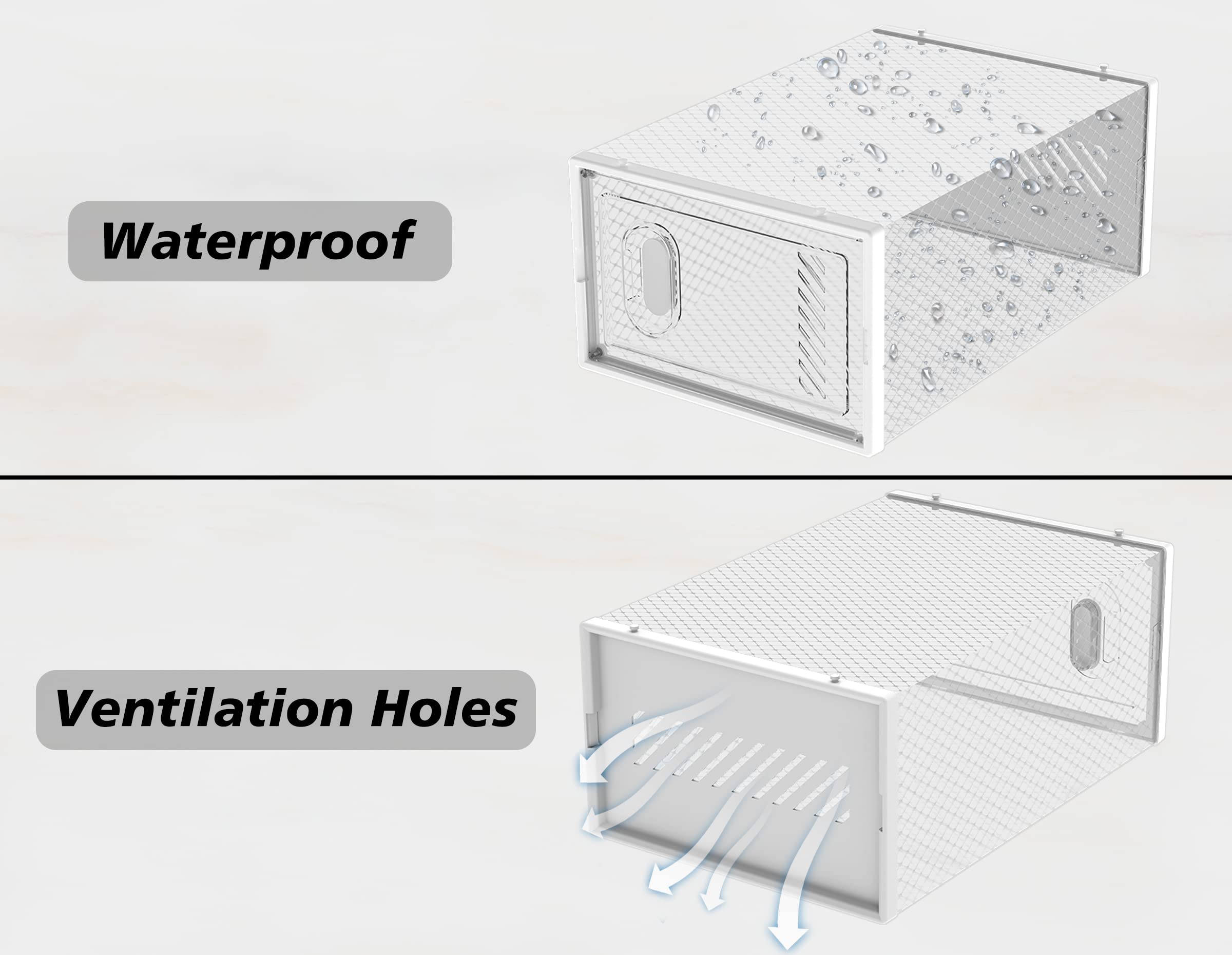 SIMPDIY ventilation holes detail promoting airflow to reduce moisture