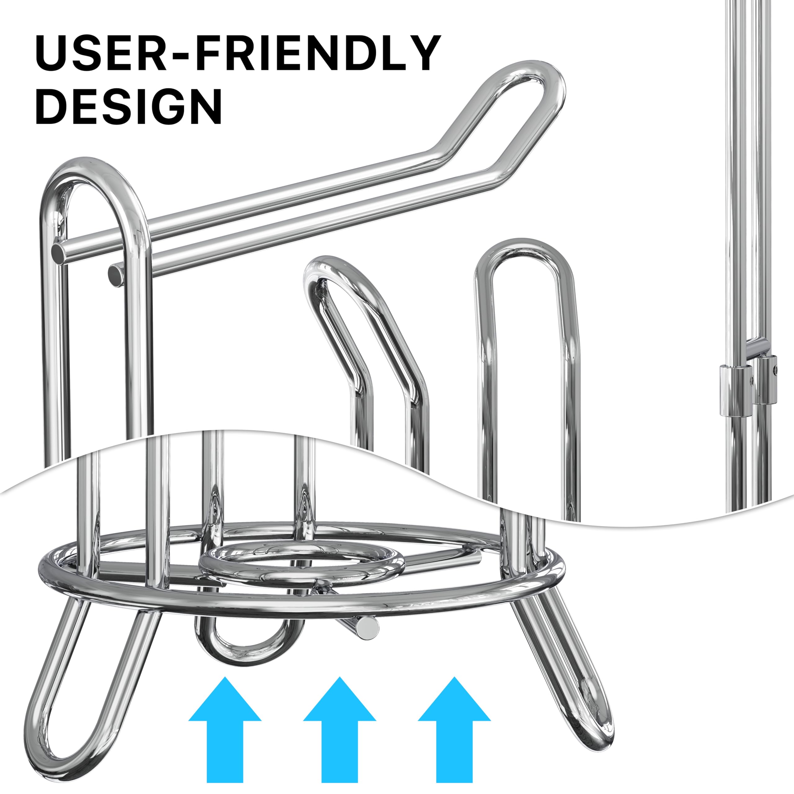 Simple Houseware in bathroom setting demonstrating compact placement and tidy appearance