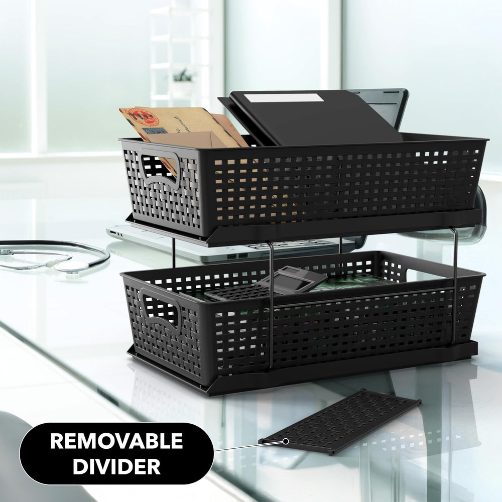 Simple Houseware storing toiletries and medicines showing organized lightweight essentials for quick access
