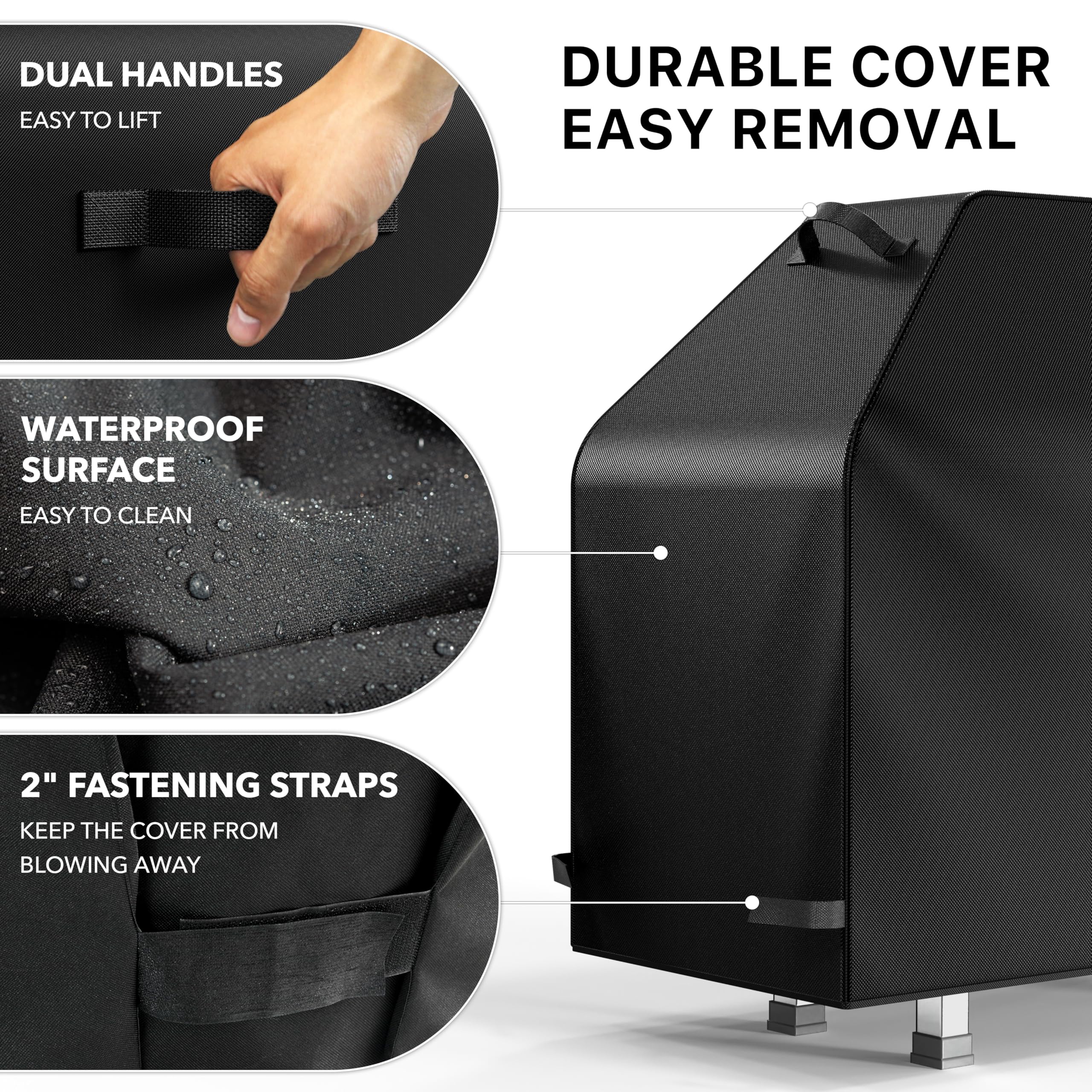 Simple Houseware cover with water beading demonstrating waterproof protection