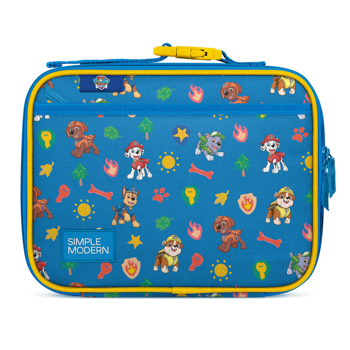 Simple Modern Hadley front view showing Paw Patrol print and easy carry handle