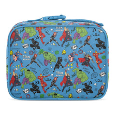 Simple Modern Marvel closeup of Avengers graphics highlighting vibrant printed detail
