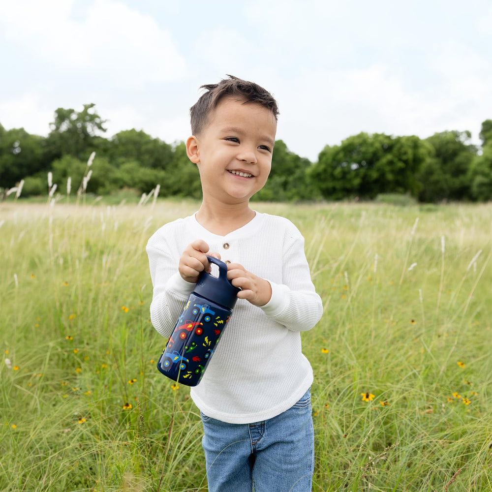 Simple Modern bottle on a picnic table showing durable, family-friendly use