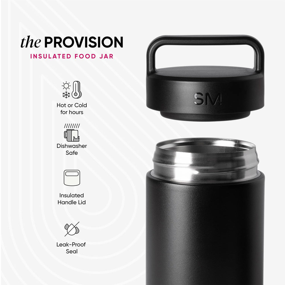 Simple Modern Provision close-up of lid seal showing secure leak resistance