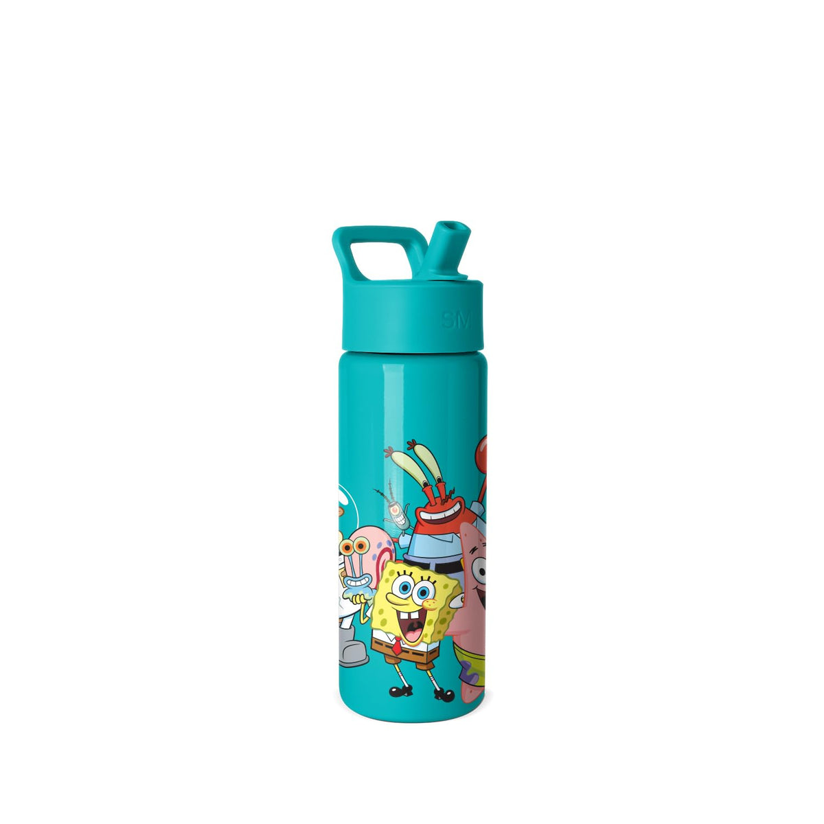 Simple Modern SpongeBob front view showing kid-friendly artwork and durable bottle