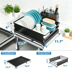 Simple Trending close-up of upgraded drainage tray highlighting cleaner countertop benefit