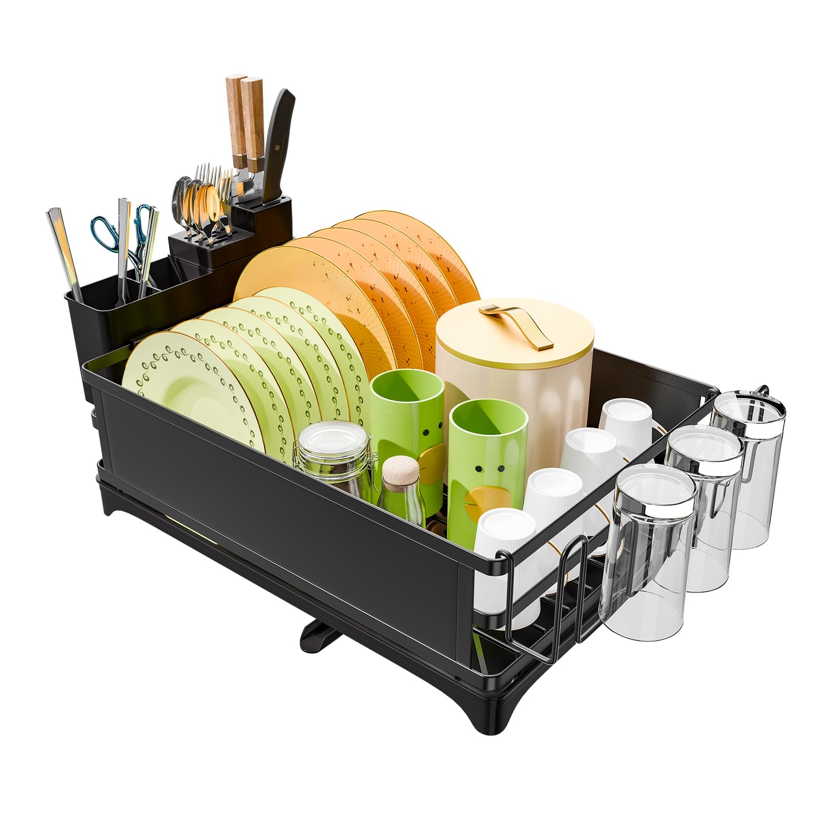 Simple Trending on kitchen counter next to sink showing compact footprint benefit