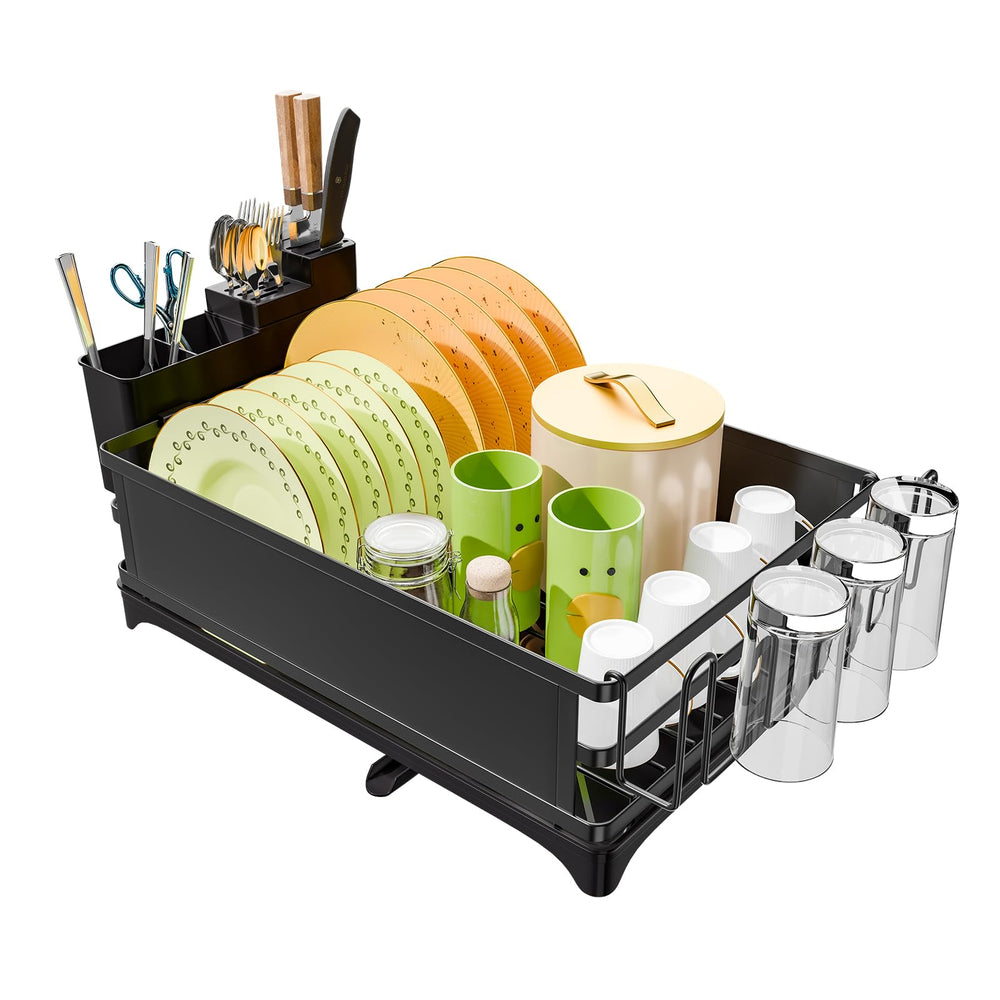 Simple Trending on kitchen counter next to sink showing compact footprint benefit