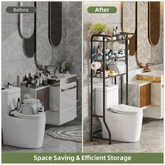Simple Trending towel bar and three hooks detail for hanging towels and robes