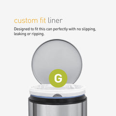 simplehuman one-by-one dispense illustrating easy single-liner access