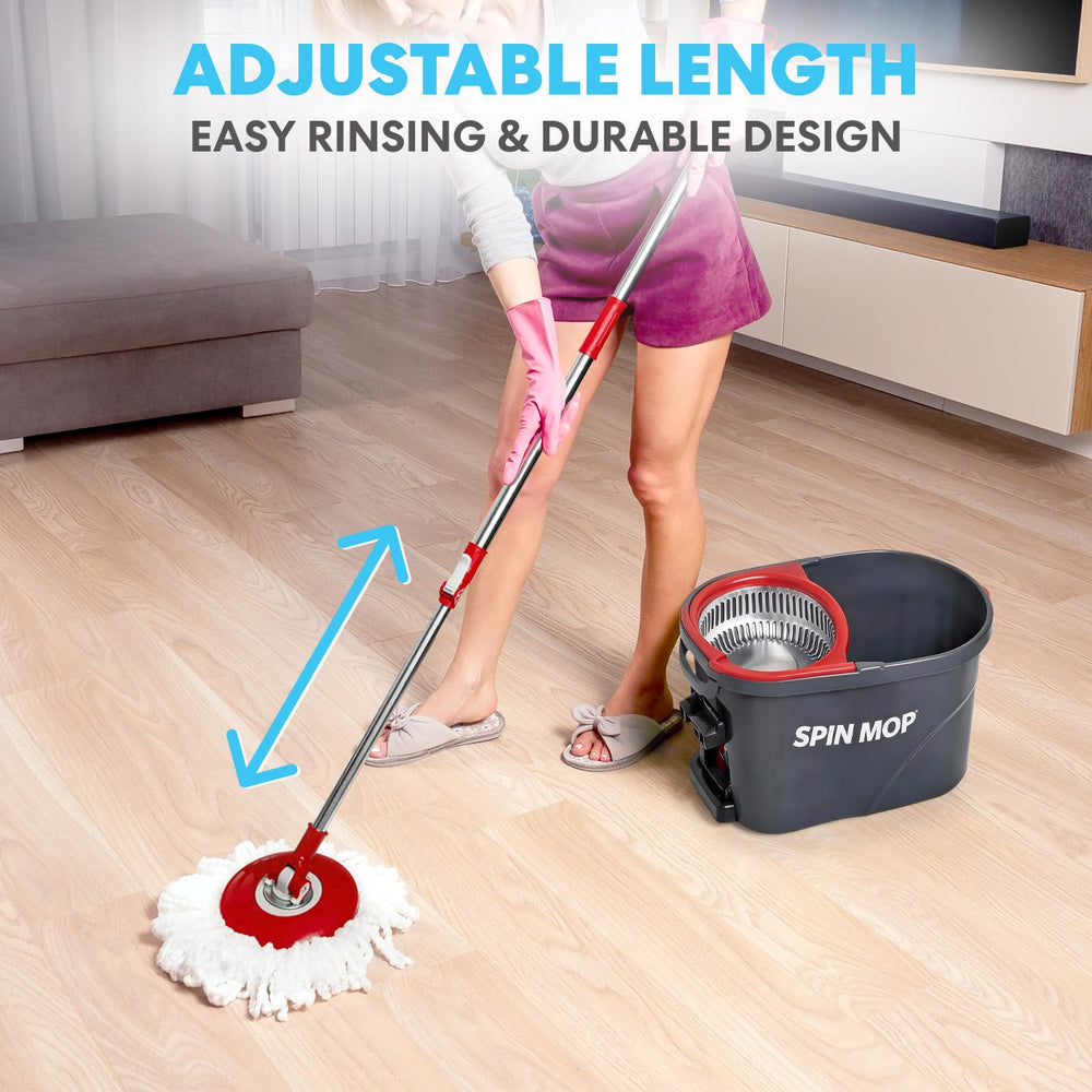 SIMPLI-MAGIC close-up of microfiber mop head fibers trapping dirt effectively