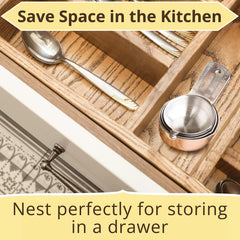 Simply Gourmet engraved measurement markings close-up for accurate, lasting readability