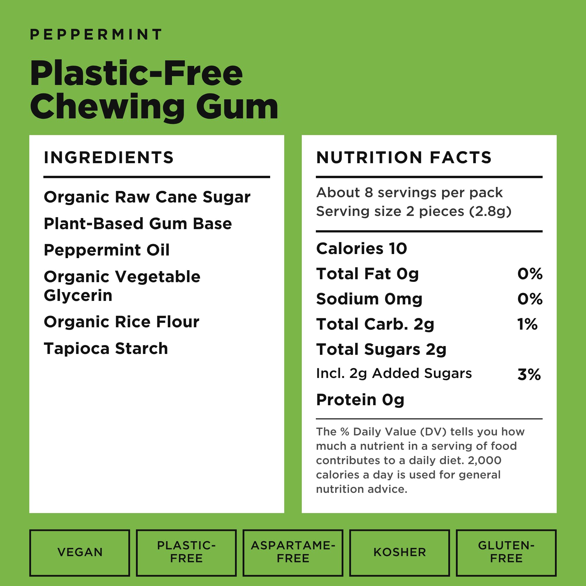 Simply Gum in a backpack pocket lifestyle shot showing travel-friendly eco alternative benefit