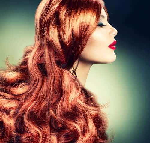 Shiny finished hair after styling with Simply Stylin' illustrating brilliant shine
