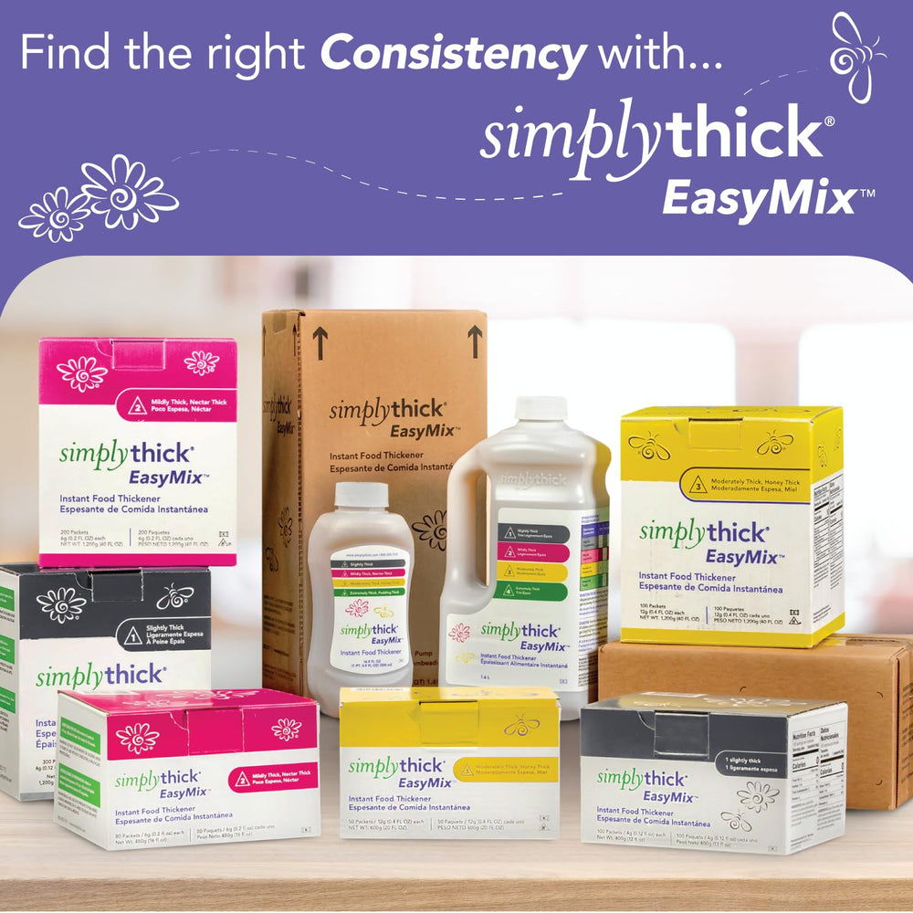 Simply Thick served in a cup in a home setting benefiting caregivers and seniors