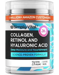 SimplyVital jar front view showing label and 3.4 oz size for easy product ID